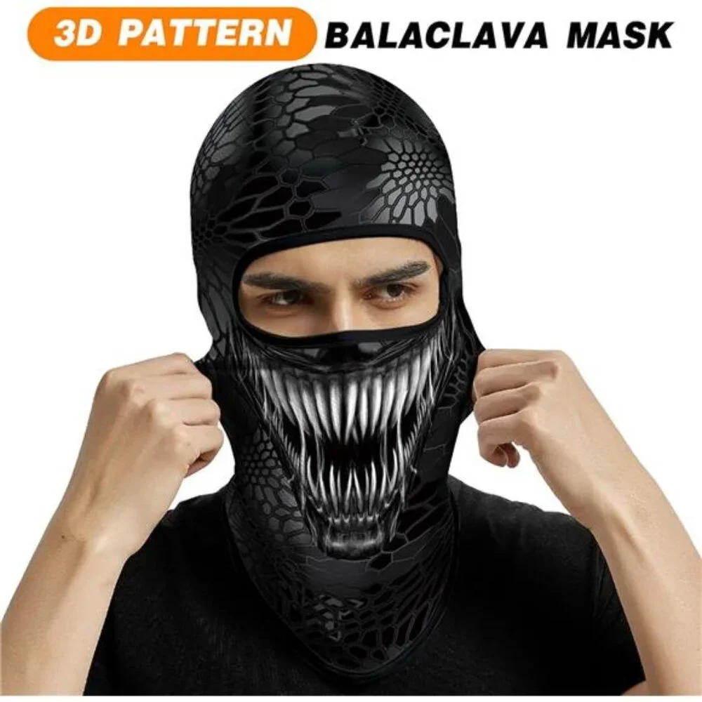 3D Balaclava Ski Mask Cool Skull Animal Full Face Mask